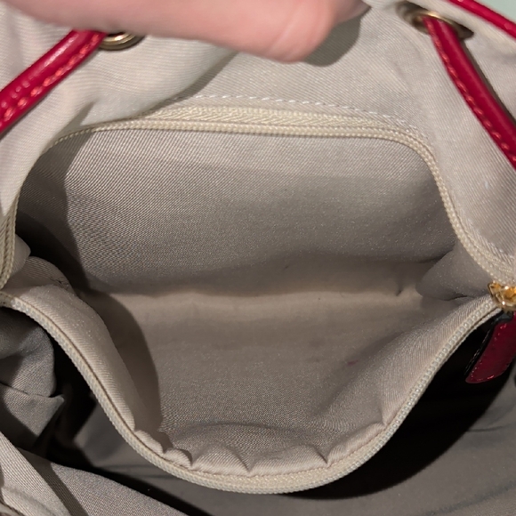 NWT Mario Valentino Red Studded Backpack - Picture 8 of 13